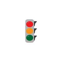 design de ilustração vetorial de ícone de semáforo vetor