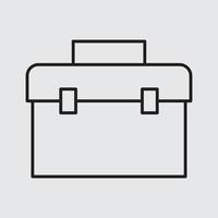vetor de caixa de utilitário para apresentação de ícone de símbolo de site
