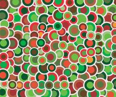fundo abstrato de círculos de formas geométricas multicoloridas vetor
