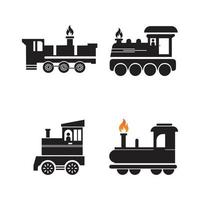 modelo de design de ilustração vetorial de ícone de trem vetor