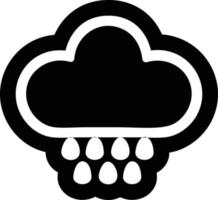 ícone de nuvem de chuva vetor