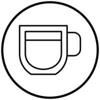 estilo de ícone de café expresso vetor