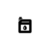 ícone de linha cheia de jerrycan. sinal de estilo linear para conceito móvel e web design. ícone de vetor de contorno. símbolo, ilustração do logotipo. gráfico vetorial