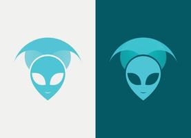 arquivo de vetor de logotipo alienígena pro