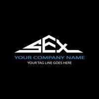 design criativo de logotipo de carta de sexo com gráfico vetorial vetor
