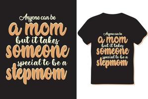design de camiseta de dia das mães, vetor de design de design de camiseta, ilustração, eps.