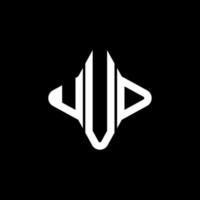 design criativo de logotipo de letra uud com gráfico vetorial vetor