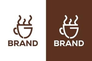 logotipo de café, conceito de design de café vetor
