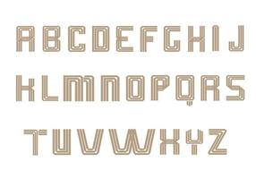 Art Deco Alphabet Vector Pack