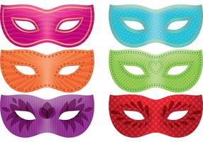 Pacote de vetores de máscaras Mardi Gras