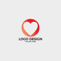 amo ilustração arte vector design de logotipo