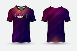 camisetas de design de camisa esportiva moderna e extraordinária vetor