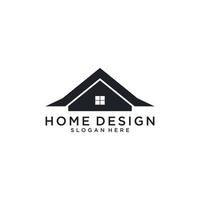 conceito de design de casa vetor logotipo imobiliário.