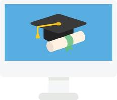 curso on-line estudando educação de aprendizagem graduada vetor