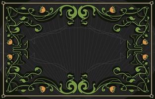 fundo art nouveau vetor