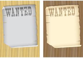 Wanted Poster Vectors