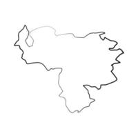 mapa da venezuela ilustrado vetor
