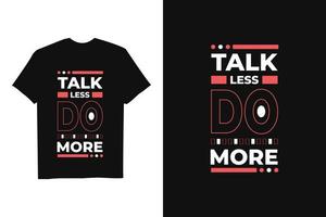 design de camiseta de citação inspiradora moderna preta vetor