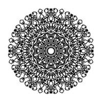 mandala desenhada à mão. decoração em ornamento de doodle oriental étnica. vetor