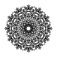 mandala desenhada à mão. decoração em ornamento de doodle oriental étnica. vetor