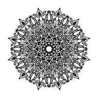 mandala desenhada à mão. decoração em ornamento de doodle oriental étnica. vetor