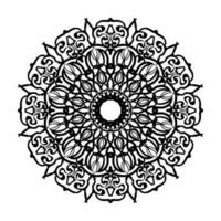 mandala desenhada à mão. decoração em ornamento de doodle oriental étnica. vetor