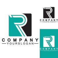 design de logotipo de monograma letra r logotipos de identidade de marca designs modelo de ilustração vetorial vetor