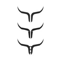 touro cabeça de búfalo vaca animal mascote logo design vector para esporte chifre búfalo animais mamíferos cabeça logo matador selvagem