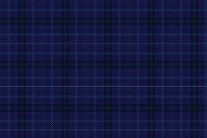 vetor sem costura padrão xadrez. fundo de verificação de tartan texturizado escuro