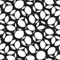 padrão sem emenda ornamental abstrato. fundo geométrico elegante com formas redondas. cenário de bolhas artísticas vetor