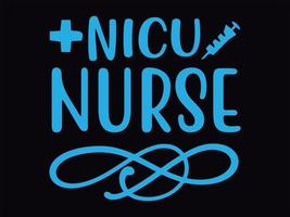 arquivo de design de camiseta de enfermeira vetor