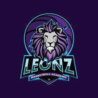 logotipo do time de basquete do leão