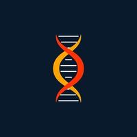 logotipo de design genético humano de dna. vetor