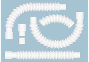 Siphons flexíveis e tubos de esgoto