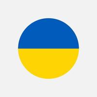 país ucrânia. bandeira da ucrânia. ilustração vetorial. vetor