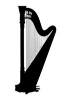 ícone de orquestra sinfônica em fundo branco. vetor