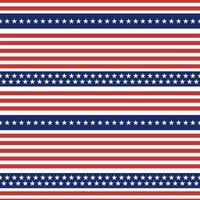 sem costura padrão da bandeira dos Estados Unidos em estilo horizontal. vetor