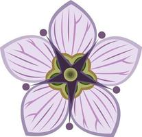 arte vetorial de flor de beleza de primavera para design gráfico e elemento decorativo vetor