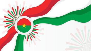 burkina faso dia da independência de burkina ian vetor