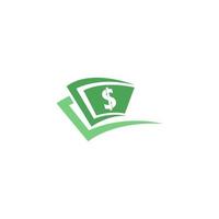 modelo de ilustração de logotipo de ícone de dinheiro vetor