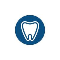 dente, design de logotipo de ícone dental vetor