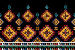 design de padrão sem emenda étnico de motivo geométrico abstrato. tecido asteca tapete mandala ornamentos têxteis decorações papel de parede. fundo de vetor de bordado tradicional de peru étnica boho tribal tribal