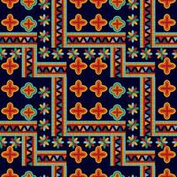 design de padrão sem emenda étnico de motivo geométrico abstrato. tecido asteca tapete mandala ornamentos têxteis decorações papel de parede. fundo de vetor de bordado tradicional de peru étnica boho tribal tribal