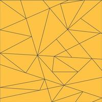 abstrato geométrico com formas triangulares na cor laranja. vetor