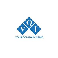 design de logotipo de letra vqi em fundo branco. conceito de logotipo de letra de iniciais criativas vqi. design de letra vqi. vetor