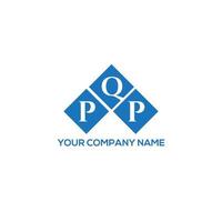 conceito de logotipo de carta de iniciais criativas pqp. Pqp carta design.pqp carta logo design em fundo branco. conceito de logotipo de carta de iniciais criativas pqp. desenho de letras pqp. vetor