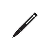 ilustração de design de modelo de logotipo de vetor de ícone de caneta