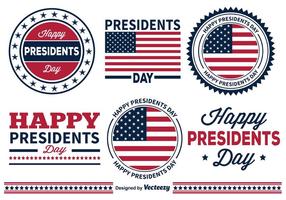 Presidentes Day Badges