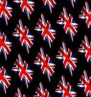 padrão de bandeira britânica vetor