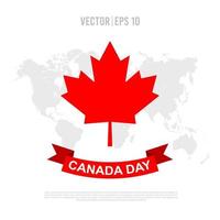 ilustração em vetor dia do Canadá. adequado para muitos propósitos.